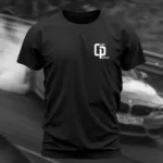 T-SHIRT NOIR "BM DOUBLE PIED"