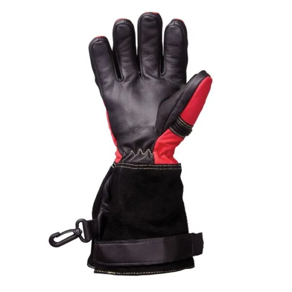 Gant pompier attaque feux cuir rouge ATTACK6PEOM-BSC