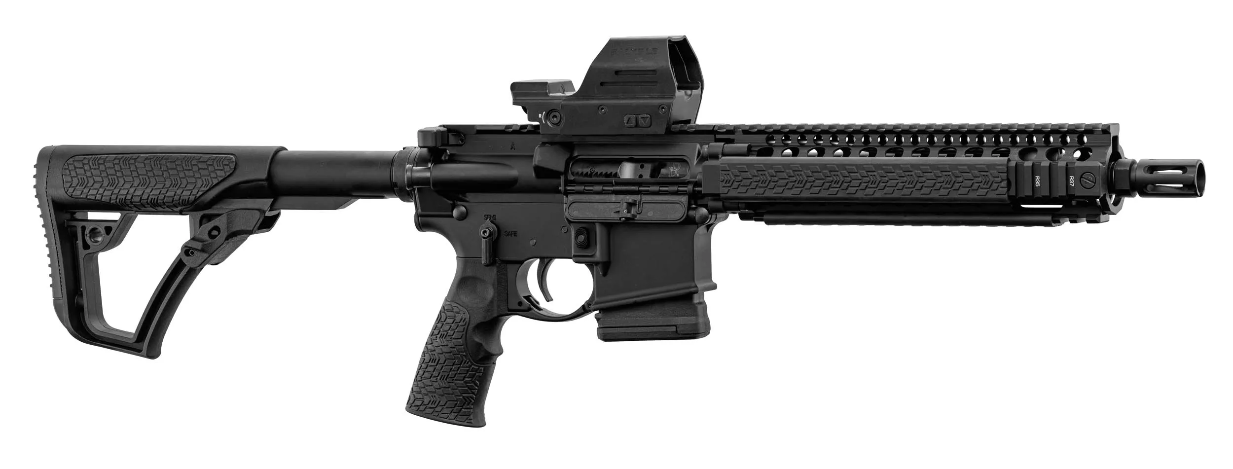 AR15 MK18 calibre 5,56 x 45 mm + Red dot Falke Law Enforcement