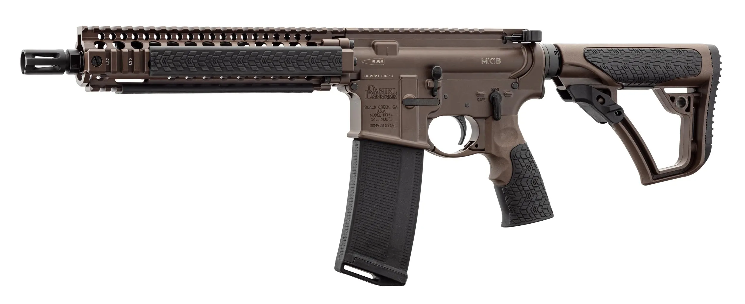 MK18 - 5.56 - MK18 RIS-II canon court 10.3'' marron
