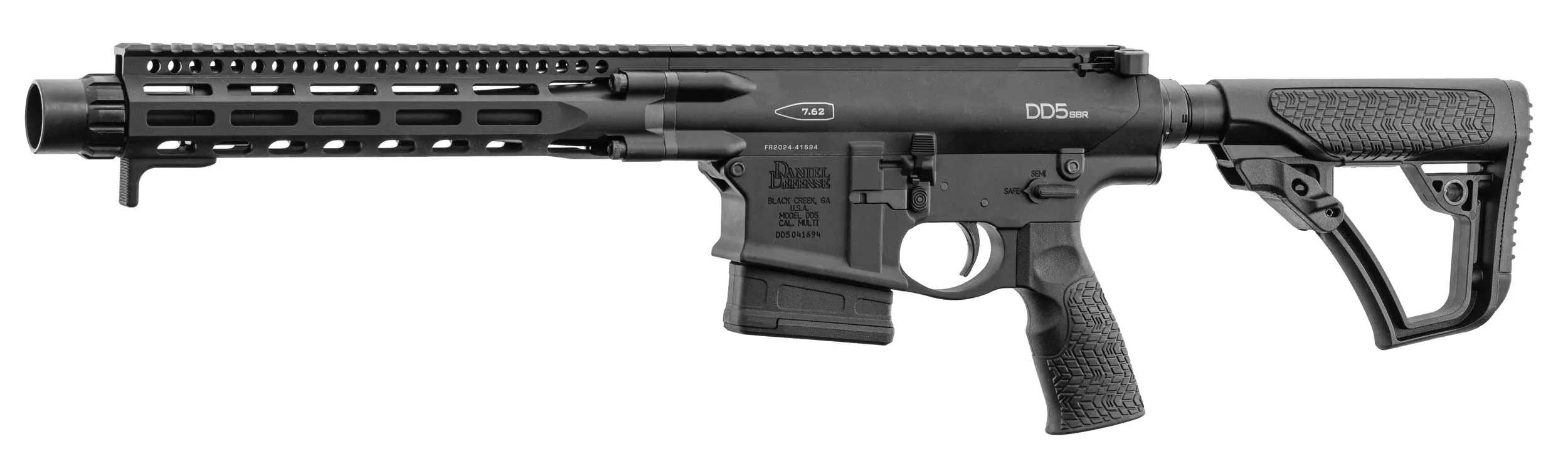 AR10 DD5 SBR 12,5'' calibre .308 Win Black