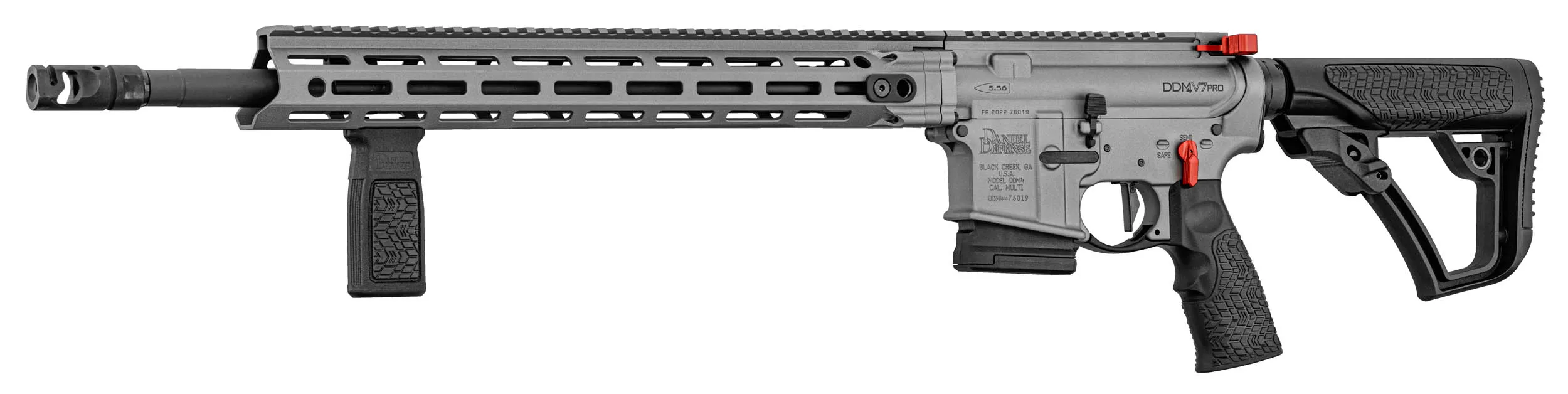 AR15 DDM4 V7 PRO canon 18 '' Cal. 5.56 gris