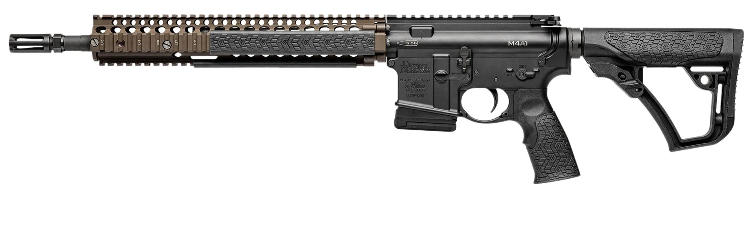 M4A1 canon 14.5'' cal. 5.56 marron