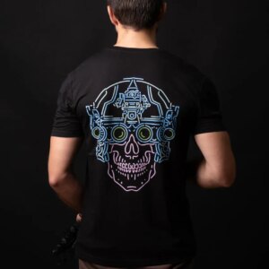 T-Shirt Opérateur – Neon Skull