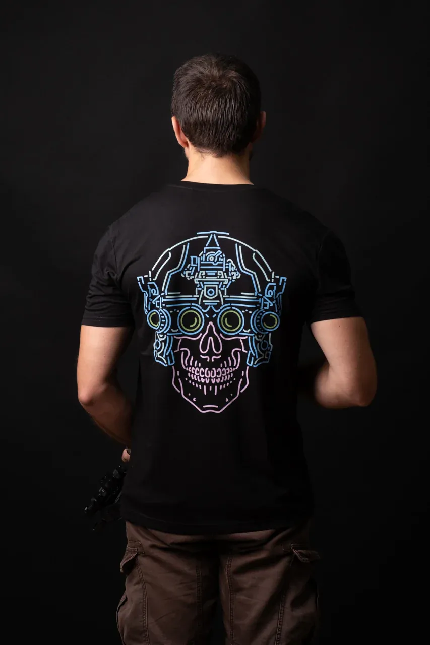 T-Shirt Opérateur - Neon Skull