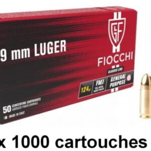 FIOCCHI cal.9mm 115gr  FMJ /1000