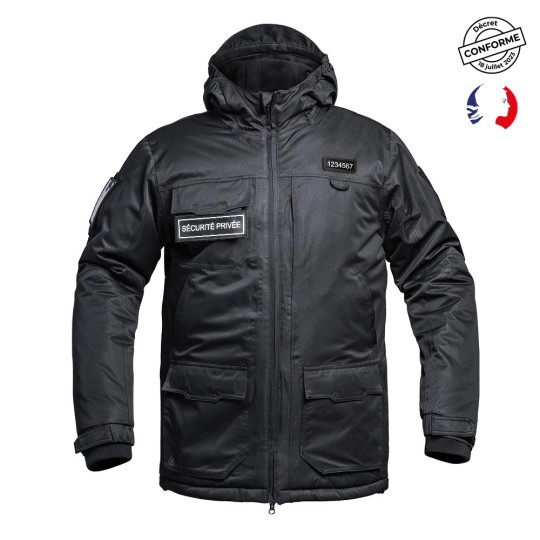 Veste Softshell SÉCU-ONE HV-TAPE Sécurité Privée noir