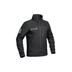 este Softshell SÉCU-ONE flap Sécurité Privée noir