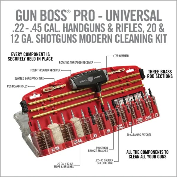 KIT DE NETTOYAGE UNIVERSEL - GUN BOSS PRO