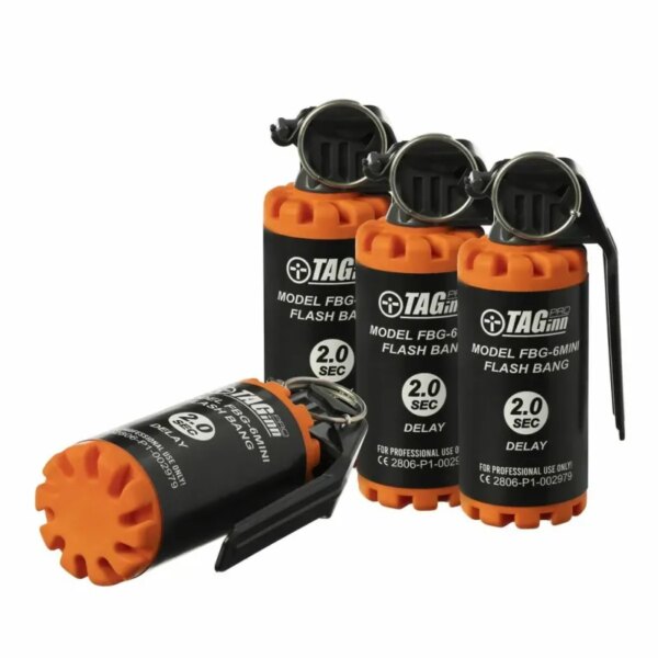 PACK 6 GRENADES FBG-6 MINI FORCE DE L ORDRE 165 dB