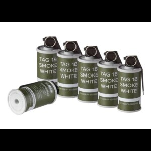 PACK 6 GRENADES TAG 18 FUMI BLANCHES