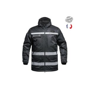 Parka Hardshell SÉCU-ONE WF 150 HV-TAPE Sécurité Privée noir