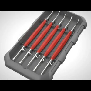 SET DE NETTOYAGE PICS ACIER ACCU-GRIP
