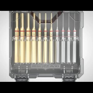 SET STANDARD CHASSE-GOUPILLE 11 PIECES LAITON & ACIER
