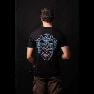 T-Shirt Opérateur – Neon Skull