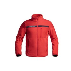 Veste Polaire SÉCU-ONE Sécurité Incendie rouge