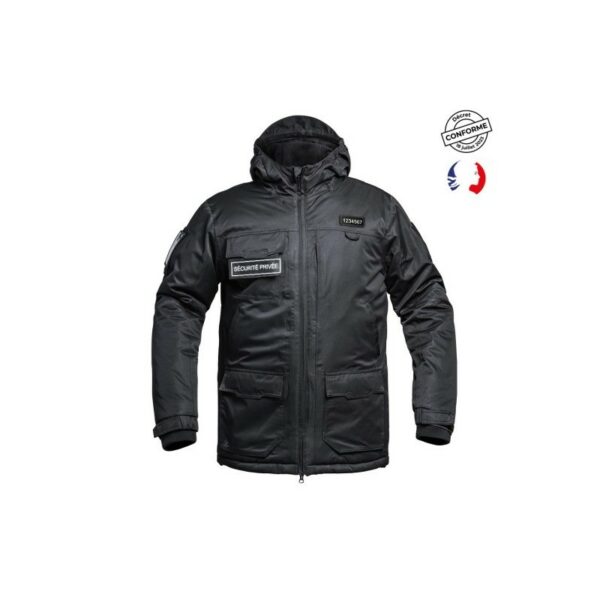 Veste Softshell SÉCU-ONE HV-TAPE Sécurité Privée noir