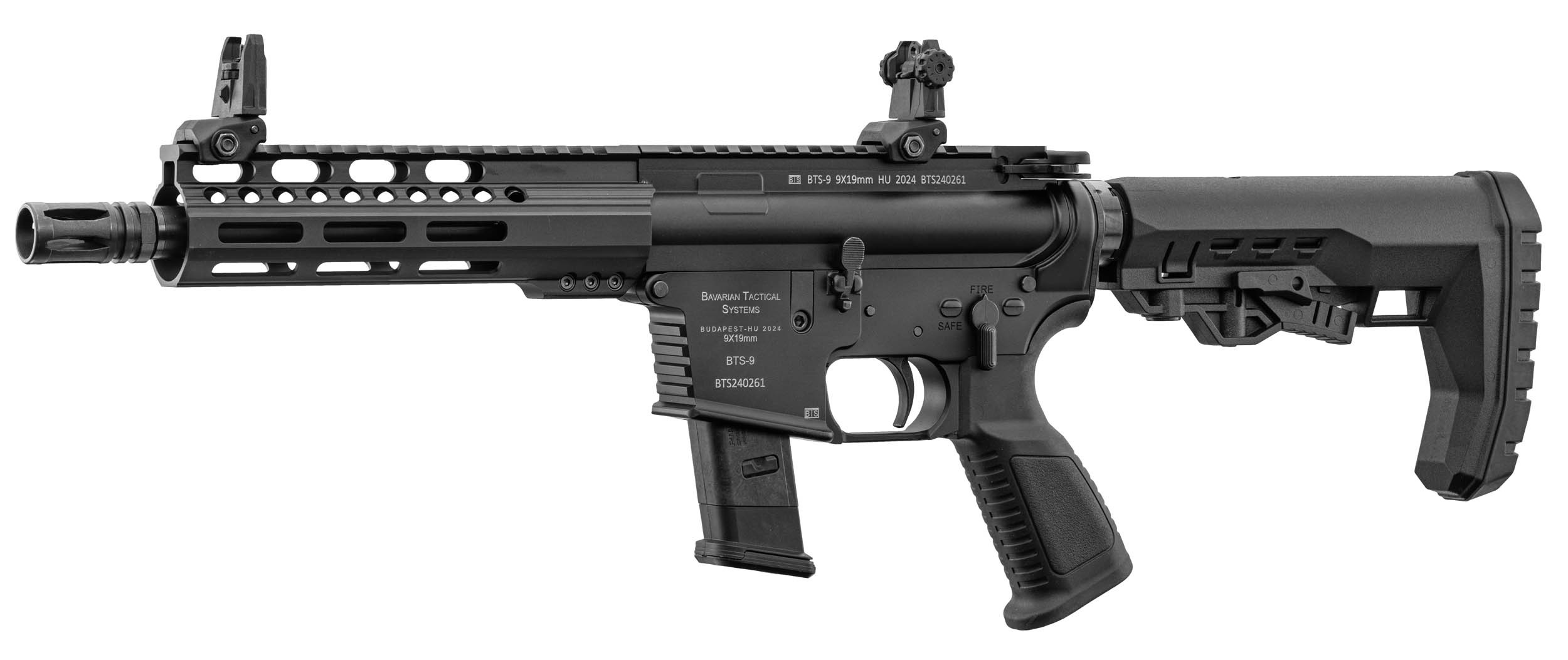 AR9 BAVARIAN TACTICAL BTS9 8.3'' calibre 9x19
