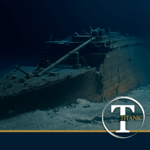 Épave Titanic en impression photo brillante
