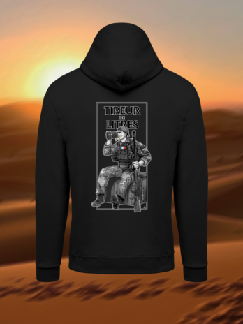 SWEAT NOIR “TIREUR DE LITRE”