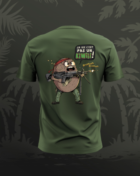 T-SHIRT MIXTE "LA VIE C'EST PAS UN KIWI" – Image 2