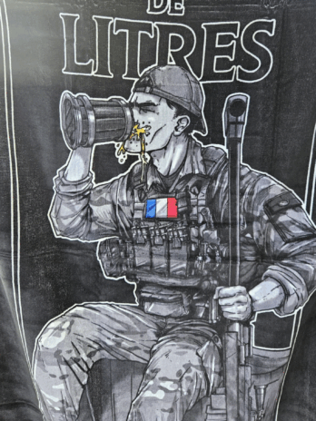 Serviette de plage “Tireur de litre”