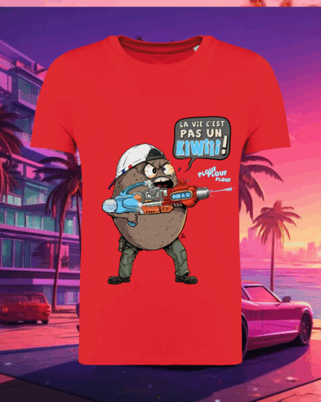 T-SHIRT ENFANT "La vie c'est pas un kiwi" – Image 3