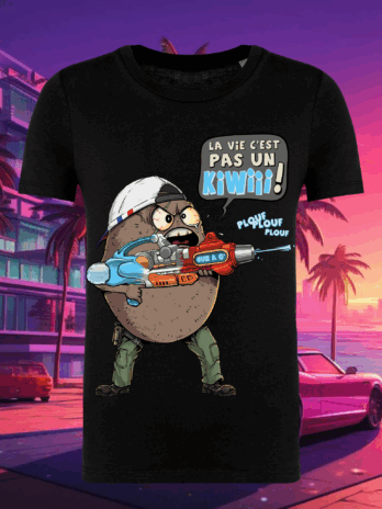 T-SHIRT ENFANT “La vie c’est pas un kiwi”