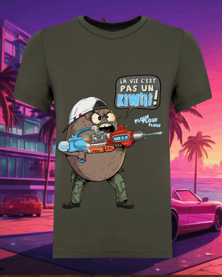 T-SHIRT ENFANT "La vie c'est pas un kiwi" – Image 4